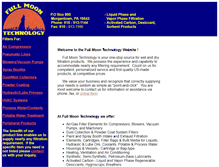 Tablet Screenshot of fullmoontechnology.com